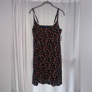 Old Navy Floral Black Dress